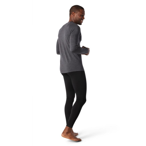 Smartwool 016953 All Season Merino Long Sleeve Crew Iron Heather M's - Image 3