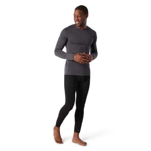 Smartwool 016953 All Season Merino Long Sleeve Crew Iron Heather M's - Image 2