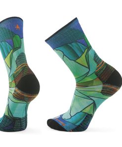 Smartwool 002685 Hike Targeted Cushion Mirror Mountain Print Crew Socks