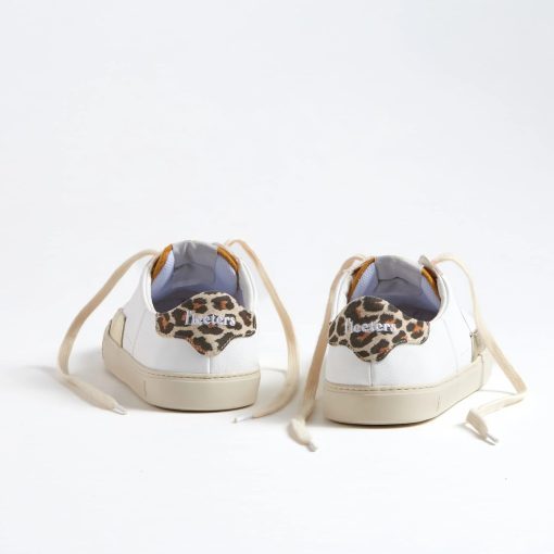 Fleeters Peach Leopard barefoot sneakers - Image 5
