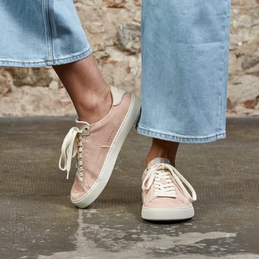 Fleeters Peach Rose barefoot sneakers
