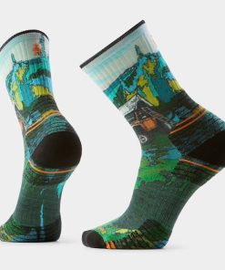 Smartwool 003032-K18 Hike Trail Trekker Print Crew Socks