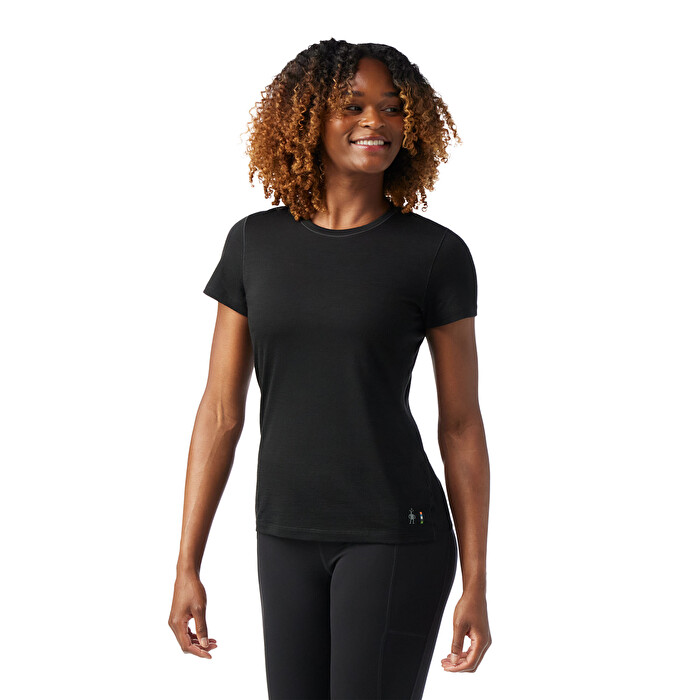 Smartwool 002775 Black/Pacific Blue Short Sleeve W's - Image 4