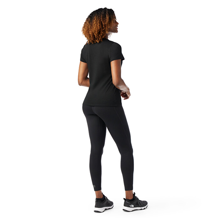 Smartwool 002775 Black/Pacific Blue Short Sleeve W's - Image 6