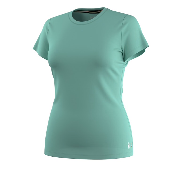 Smartwool 002775 Black/Pacific Blue Short Sleeve W's