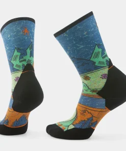 Smartwool 002698 Trail Run Mountain Print Crew nogavice