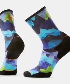 Smartwool 003026-P43 Trail Run Summit Sector Print Crew nogavice