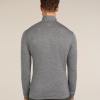 Icebreaker 200 Oasis Half Zip GREY moška majica - slika 4