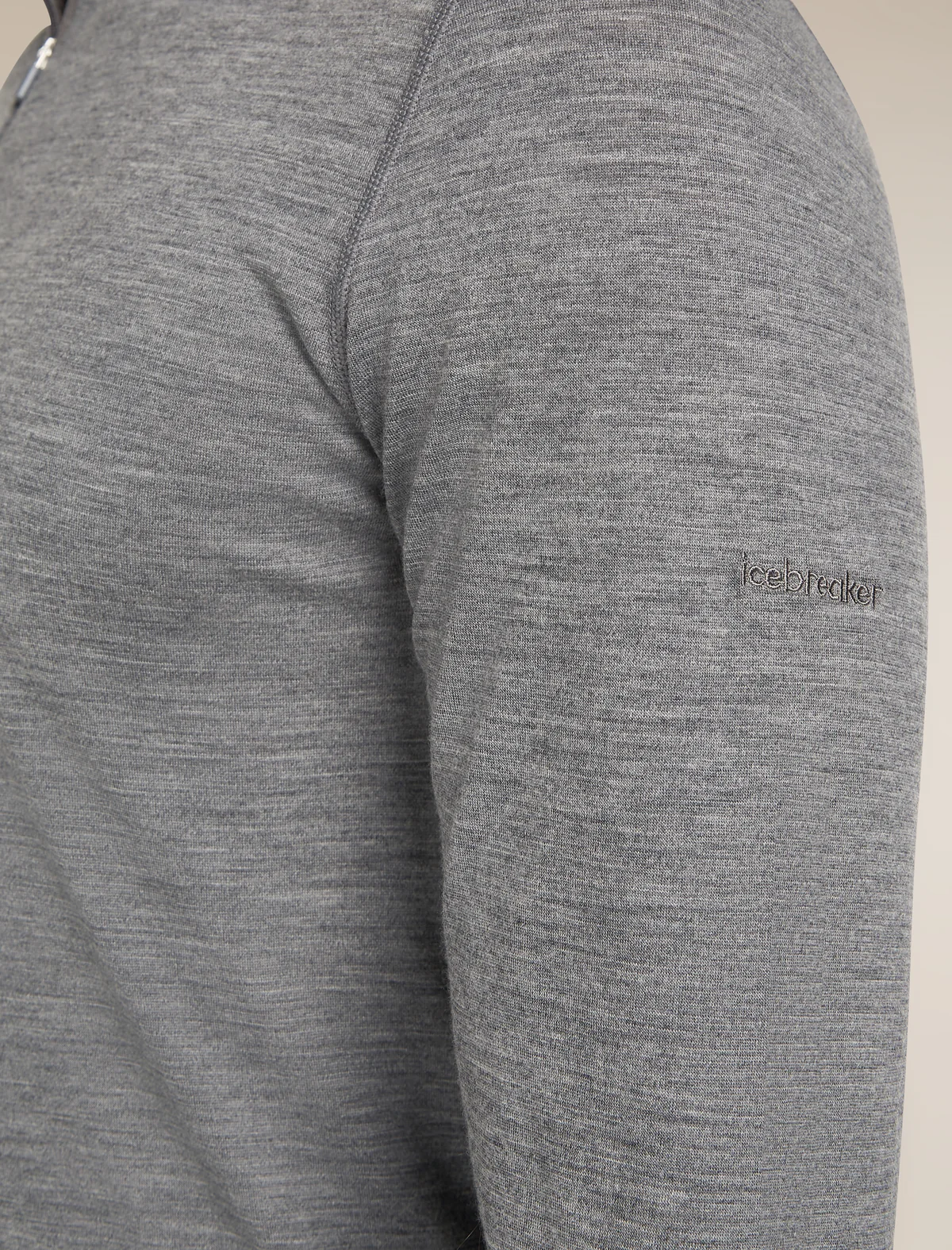 Icebreaker 200 Oasis Half Zip GREY moška majica - slika 5