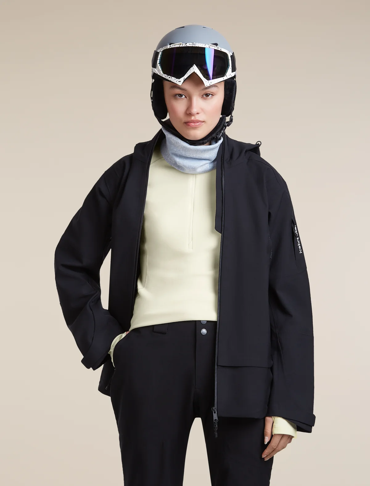 Icebreaker 300 MerinoFine™ Polar Half Zip ženska majica - slika 4