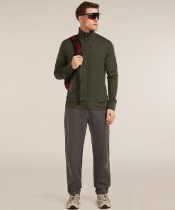 Alternative view of Icebreaker 260 Quantum Long Zip Jacket Loden moška jakna z zadrgo