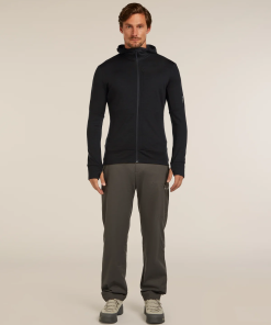 Alternative view of Icebreaker 260 Quantum Zip Hoodie Black moška jakna z zadrgo