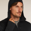 Icebreaker 260 Quantum Zip Hoodie Black moška jakna z zadrgo - slika 4